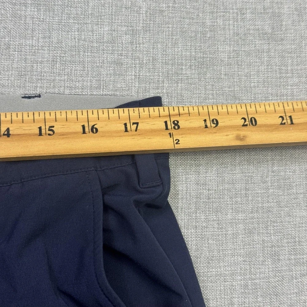 Adidas Golf Chino Dress Pants Mens 36x29 Blue Stretch Performance Pockets